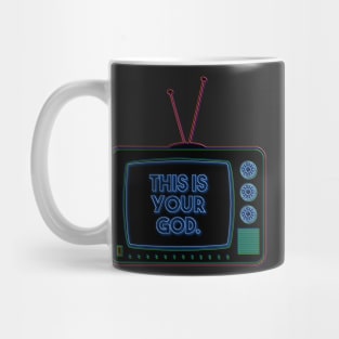 Retro TV | This is your God | Pop Art Mug
